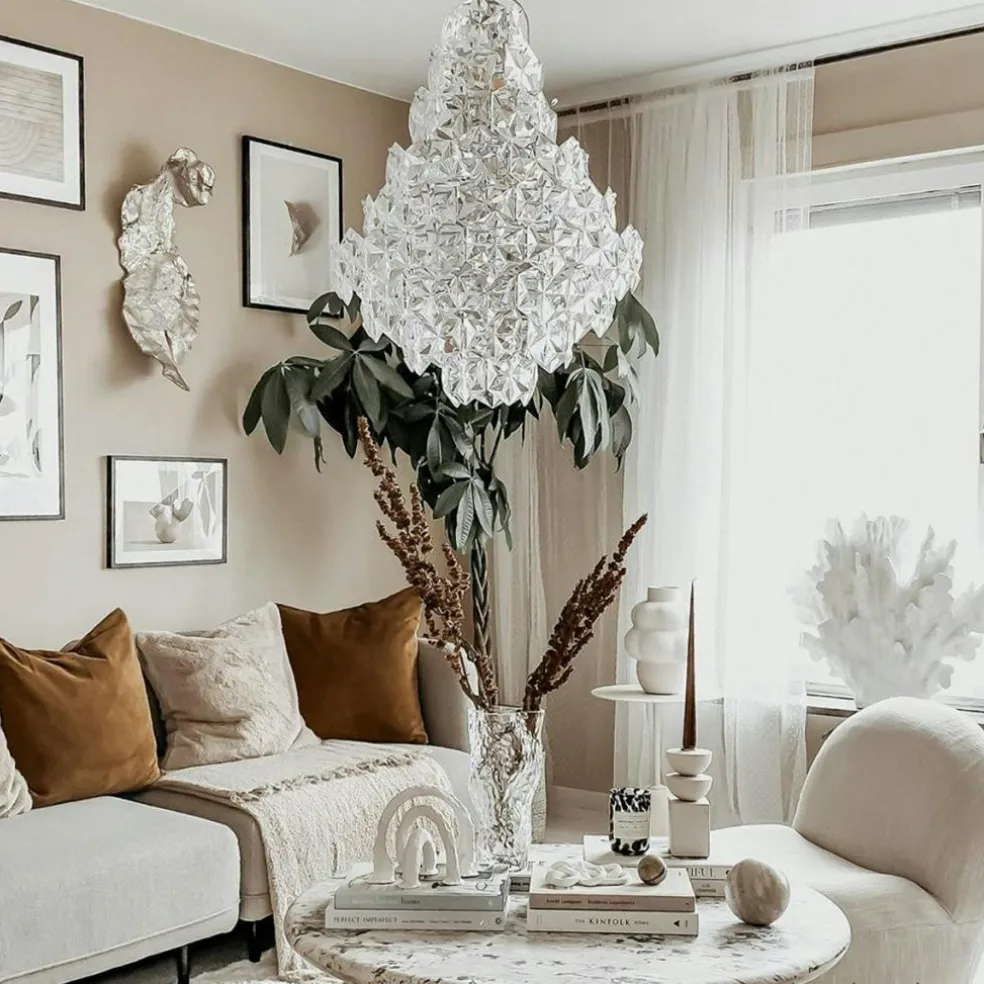 Monarque Grande Chandelier, Chrome