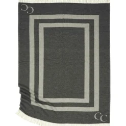 Monogram Plaid 130x200 cm, Grey