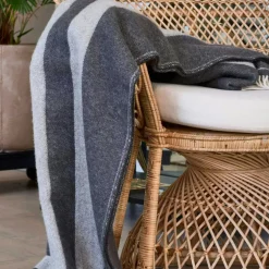 Monogram Plaid 130x200 cm, Grey