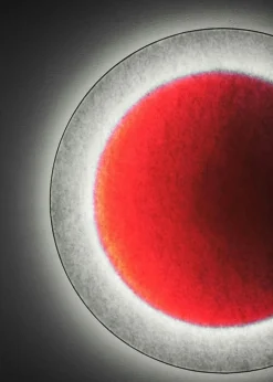 MoodMoon Wall/Ceiling Lamp 85 cm, Red