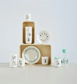 Moomin ABC Plate 20 cm, Salmon