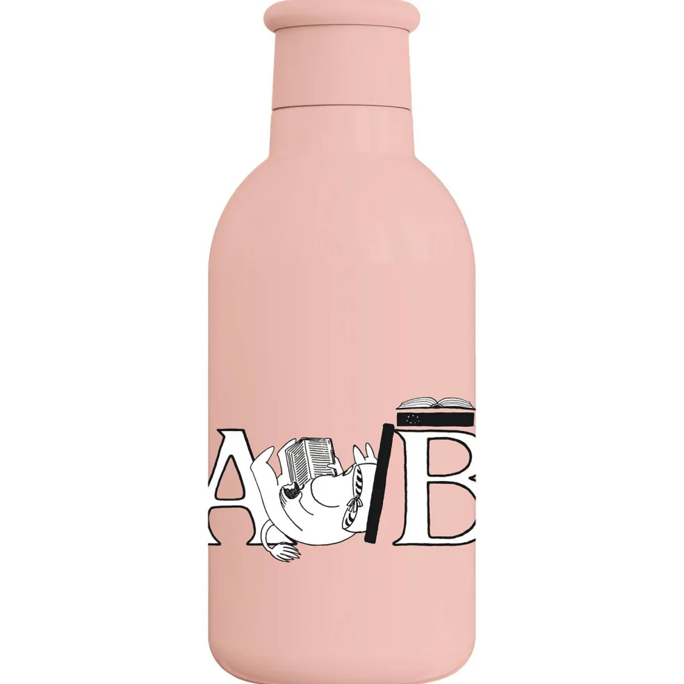 Moomin ABC Thermos Bottle 50 cl, Salmon