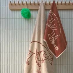 Moomin Bath Towel 70x140 cm, Snufkin Mint