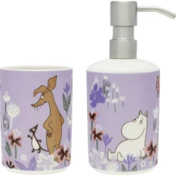 Moomin Bathroom Set, Flower garden