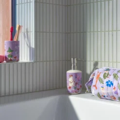 Moomin Bathroom Set, Flower garden