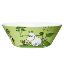 Moomin bowl 15 cm Moomintroll grass-green