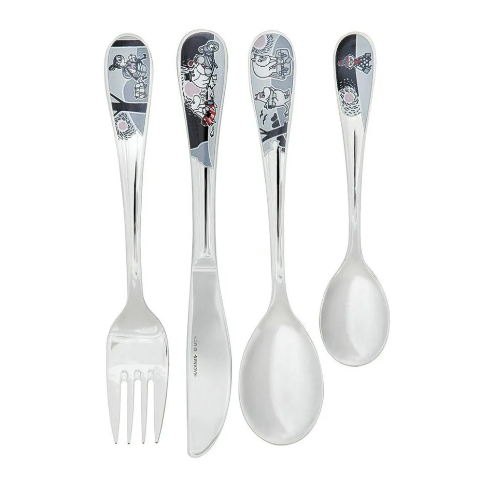 Moomin Children's Cutlery Set - The Move, 4 pcs