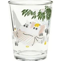 Moomin Drinking Glass 22 cl, Garden Party