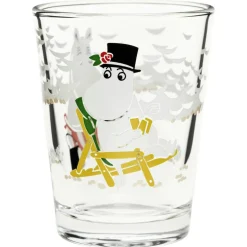 Moomin Drinking Glass 22 cl, Garden Party