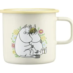 Moomin Flowers Enamel Mug 55 cl