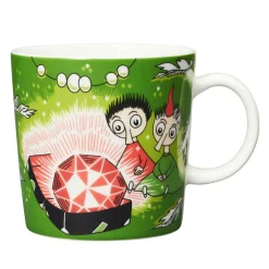 Moomin mug 30 cl Thingumy and Bob green