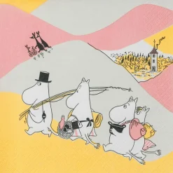 Moomin Napkins Family Time 33 cm
