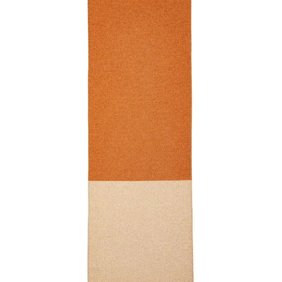Moor Rug 70x300 cm, Terracotta / Pale Pink