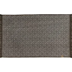 MOROCCO Bath Mat, Black / Grey