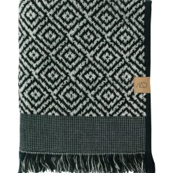 Morocco Guest Towel 35x55 cm 2-pack, Black / White