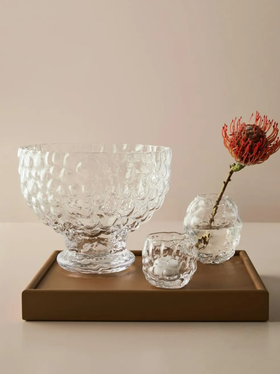 Moss Vase 11.5 cm, Clear