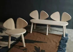 Mouse Children's chair (2-5 years), Matt lacquered Oak