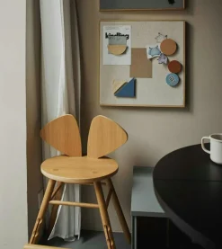 Mouse Junior Child Chair (3-9 years), White Ash