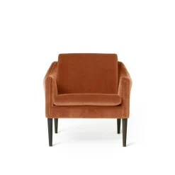 Mr. Olsen Lounge Chair, Dark Green / Walnut Oiled Oak