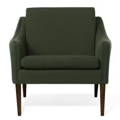 Mr. Olsen Lounge Chair, Dark Green / Walnut Oiled Oak