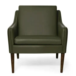 Mr. Olsen Lounge Chair, Dark Green / Walnut Oiled Oak