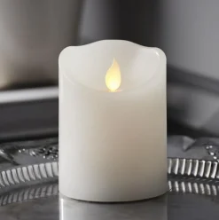 M-Twinkle Pillar Candle LED, 12,5 cm