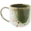 Mug 8 cm, Green / White