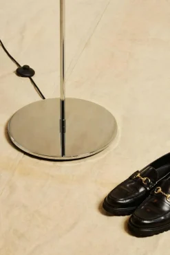 Multi-Lite Floor Lamp, Brass/Black