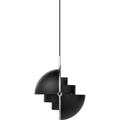 Multi-Lite Pendant 36 cm, Brass / Sea Grey Semi-matte