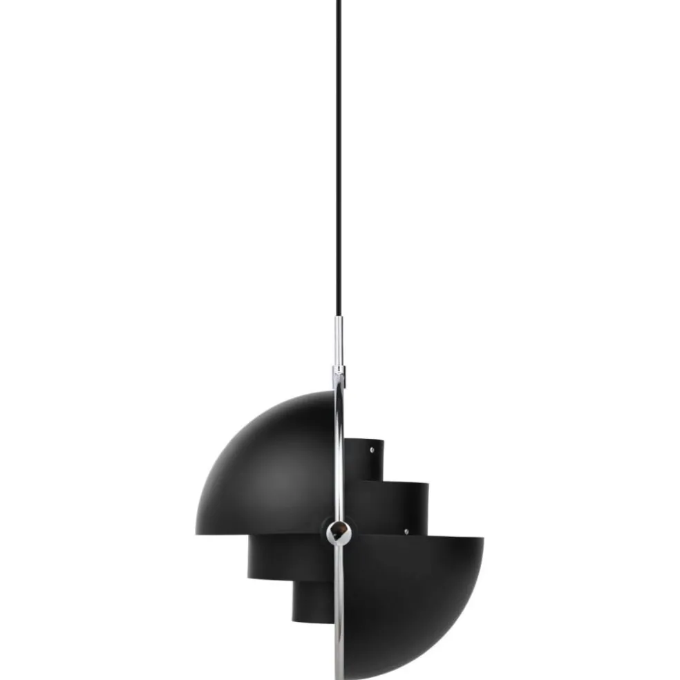 Multi-Lite Pendant 36 cm, Brass / Sea Grey Semi-matte