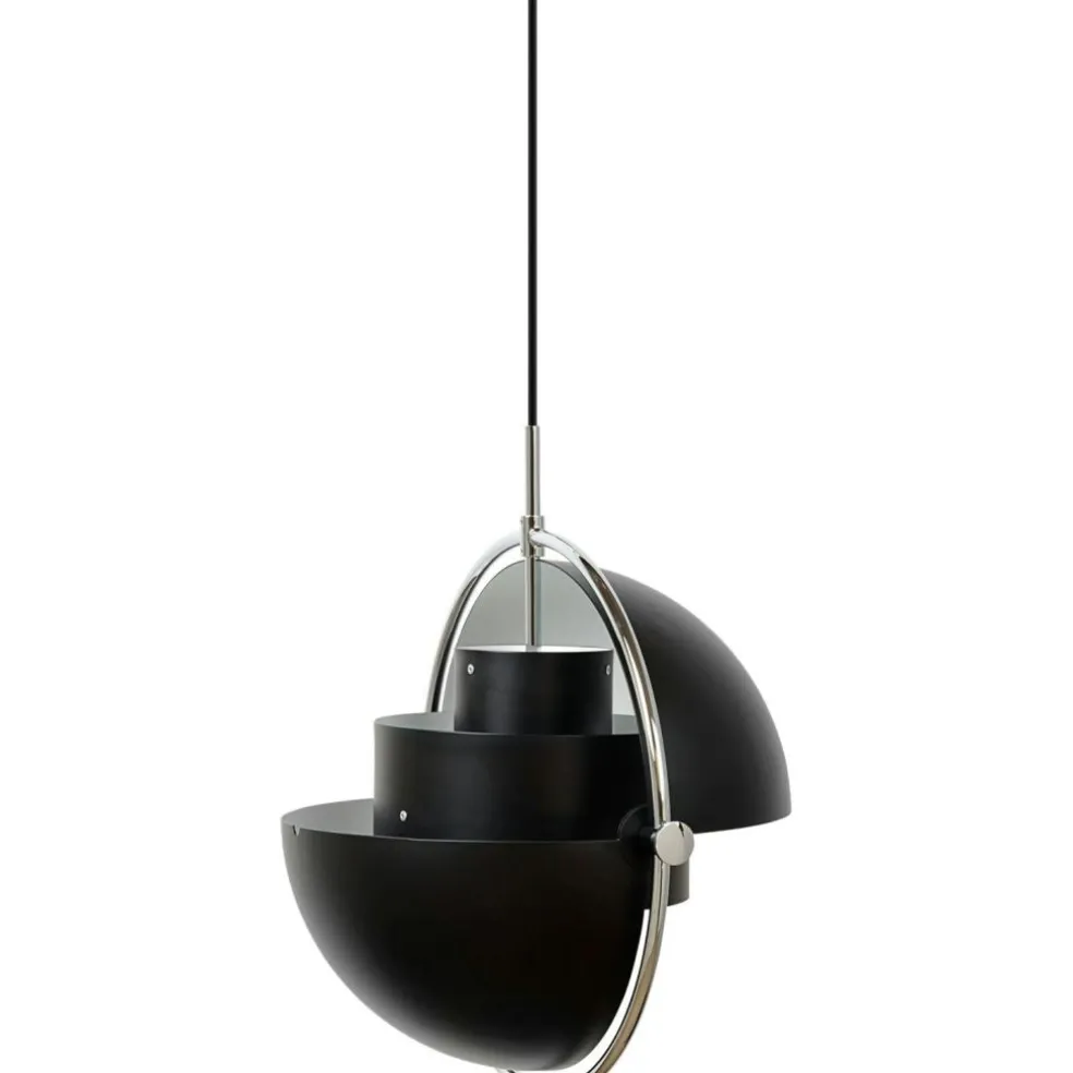 Multi-Lite Pendant 36 cm, Brass / Sea Grey Semi-matte