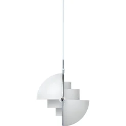 Multi-Lite Pendant 36 cm, Brass / Sea Grey Semi-matte