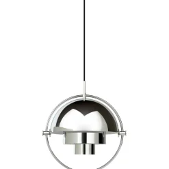 Multi-Lite Pendant 36 cm, Brass / Sea Grey Semi-matte