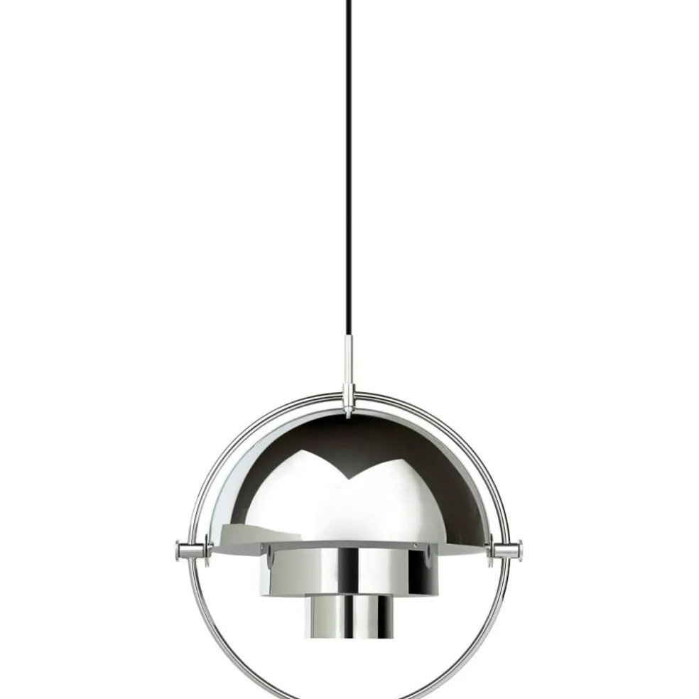 Multi-Lite Pendant 36 cm, Brass / Sea Grey Semi-matte
