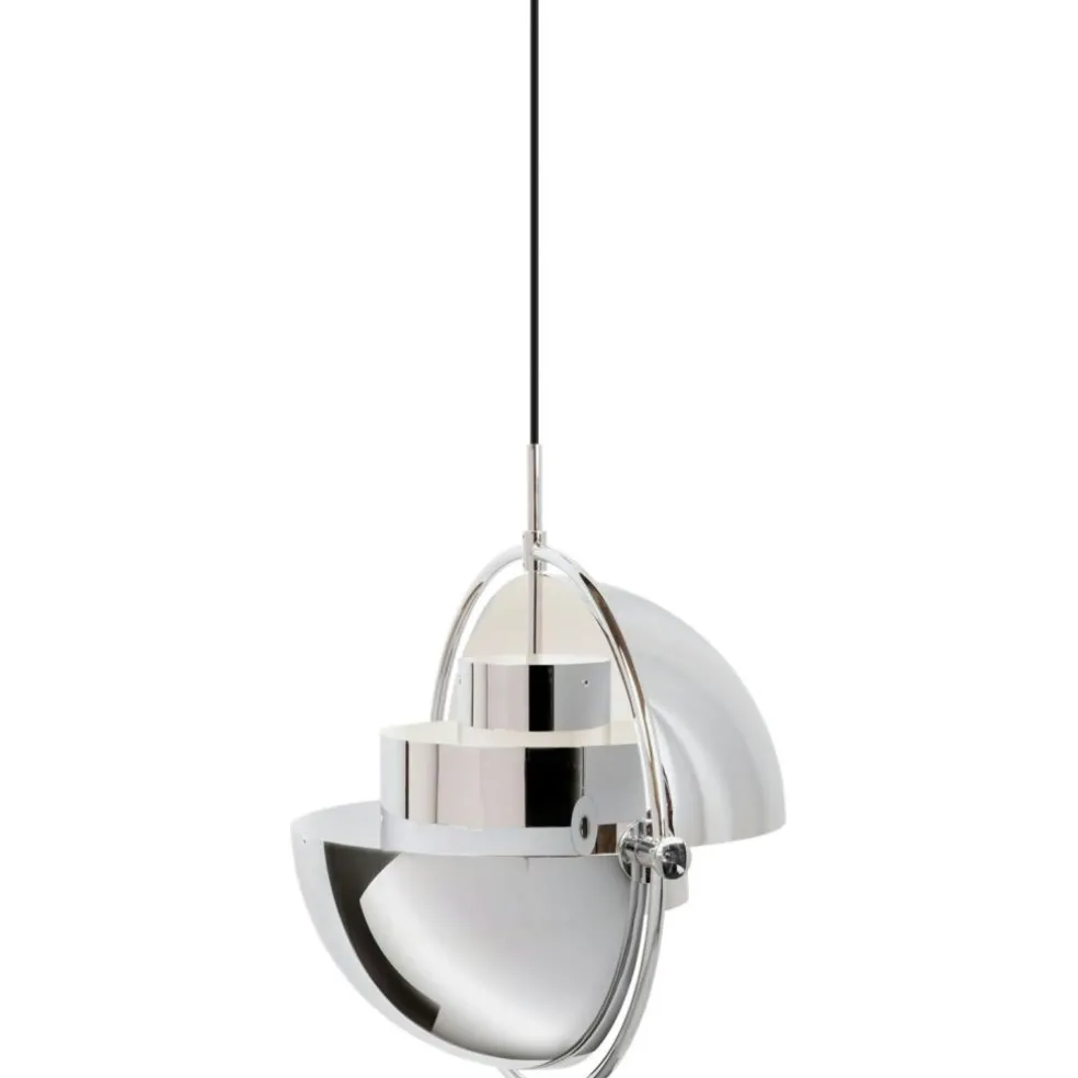 Multi-Lite Pendant 36 cm, Brass / Sea Grey Semi-matte