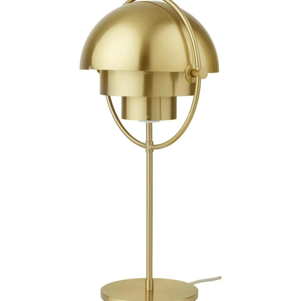 Multi-Lite Table Lamp, Chrome / White