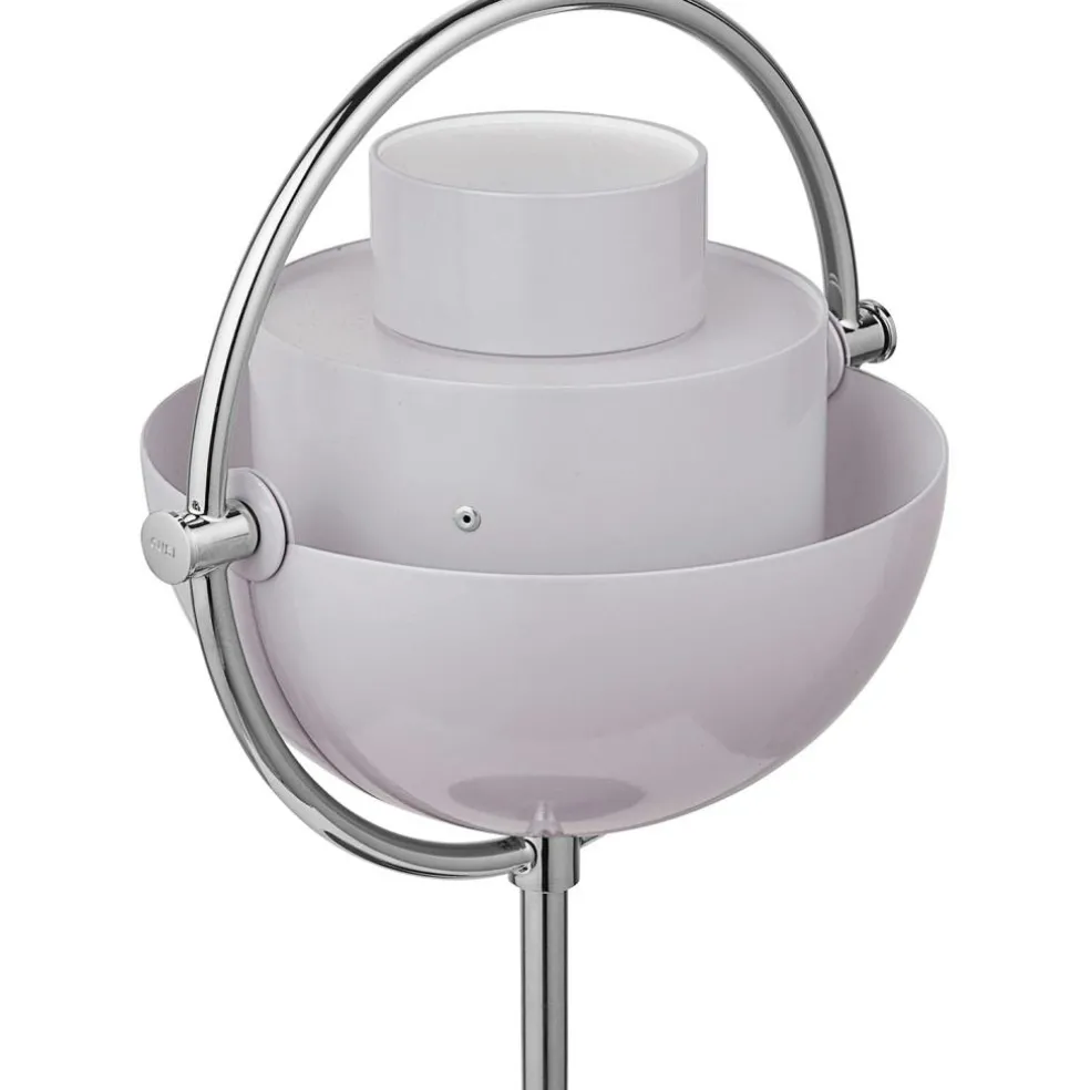 Multi-Lite Table Lamp Portable, Chrome / White Semi Matte