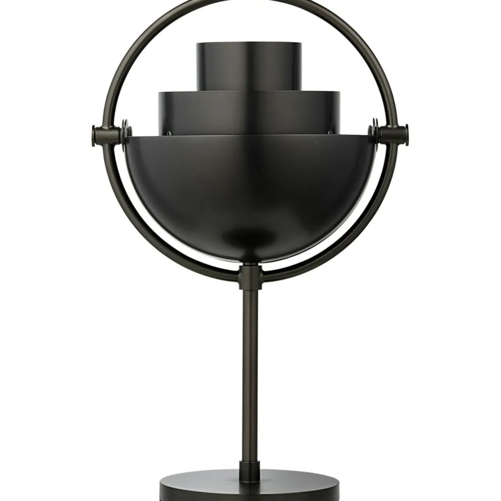 Multi-Lite Table Lamp Portable, Chrome / White Semi Matte