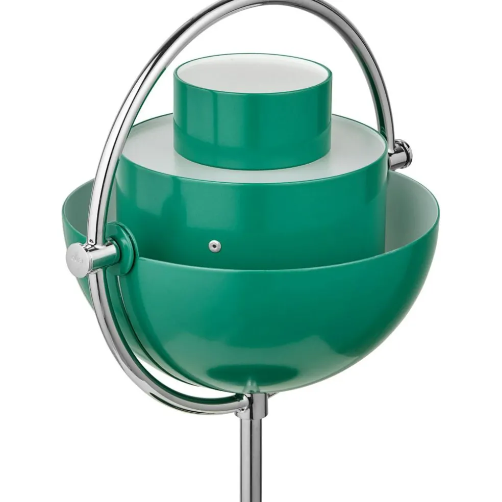 Multi-Lite Table Lamp Portable, Chrome / White Semi Matte