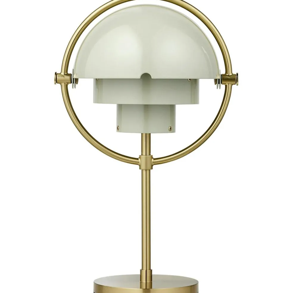 Multi-Lite Table Lamp Portable, Chrome / White Semi Matte