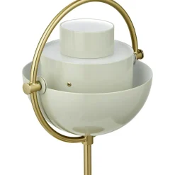 Multi-Lite Table Lamp Portable, Chrome / White Semi Matte