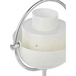 Multi-Lite Table Lamp Portable, Chrome / White Semi Matte