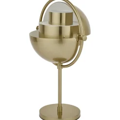 Multi-Lite Table Lamp Portable, Chrome / White Semi Matte