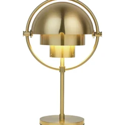 Multi-Lite Table Lamp Portable, Chrome / White Semi Matte