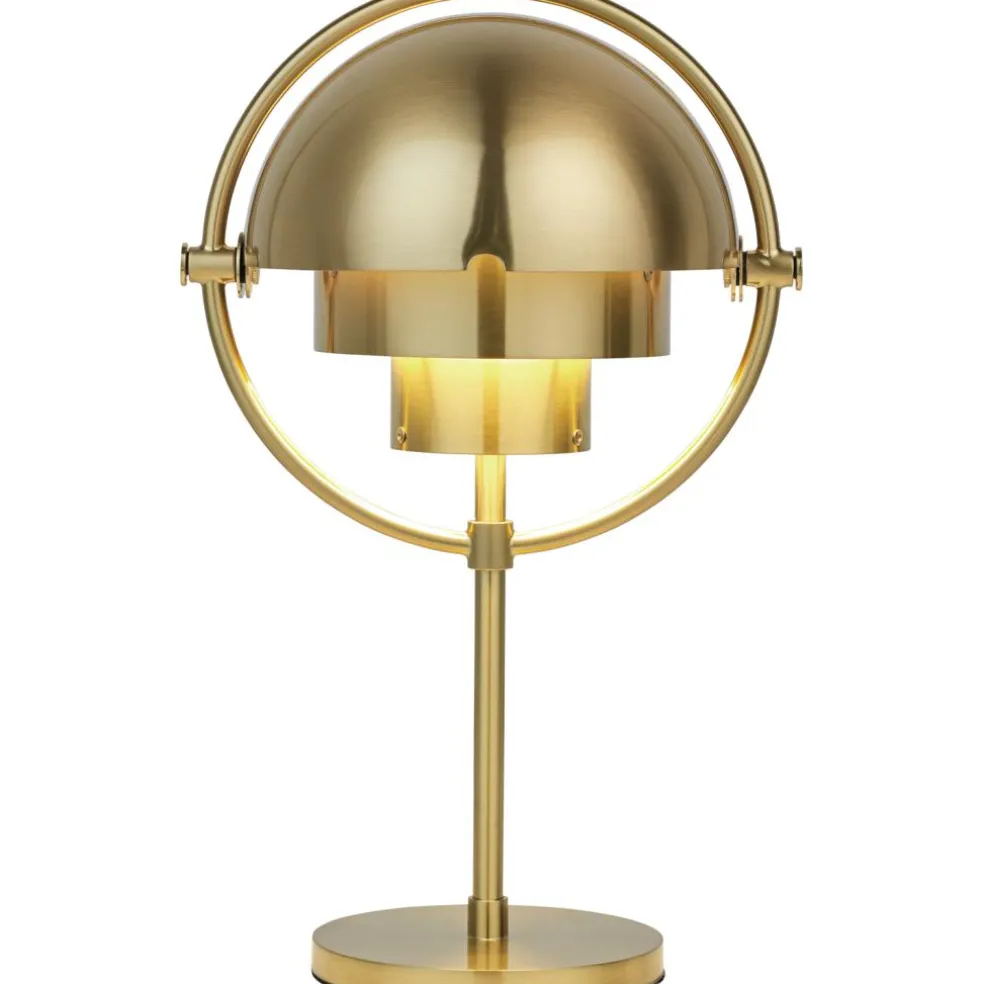 Multi-Lite Table Lamp Portable, Chrome / White Semi Matte