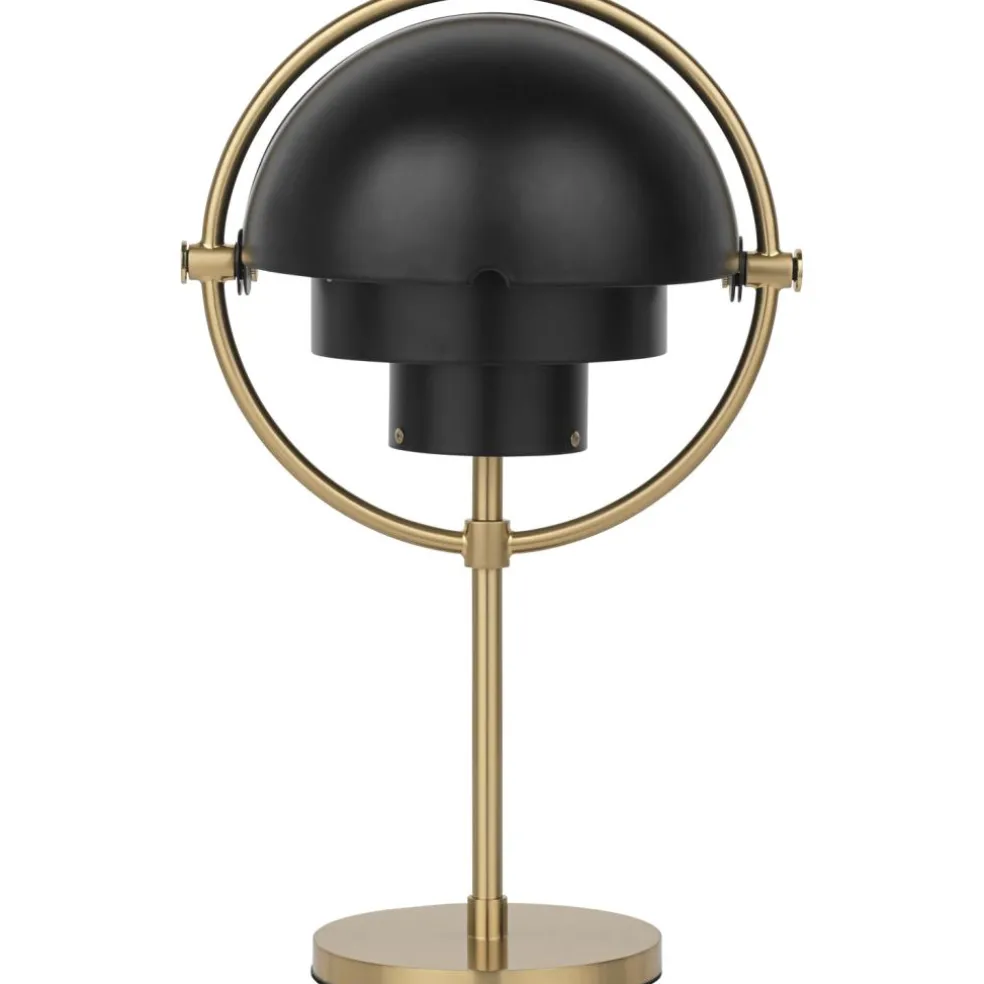 Multi-Lite Table Lamp Portable, Chrome / White Semi Matte