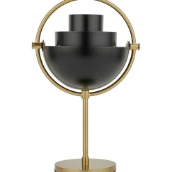 Multi-Lite Table Lamp Portable, Chrome / White Semi Matte