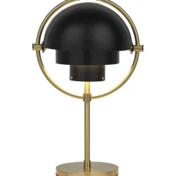 Multi-Lite Table Lamp Portable, Chrome / White Semi Matte