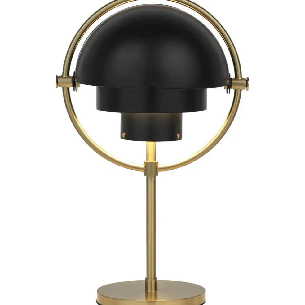 Multi-Lite Table Lamp Portable, Chrome / White Semi Matte