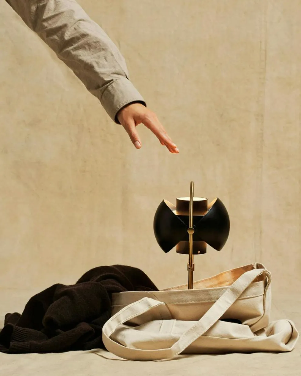 Multi-Lite Table Lamp Portable, Chrome / White Semi Matte